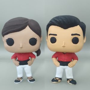 Figura Personalitzada Estil Pop Vestuari Casteller i Falcó